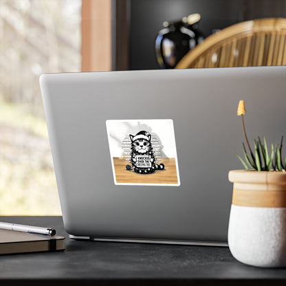 Naughty Cat Vinyl Decal