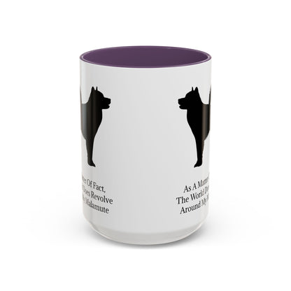 Matter Of Fact Malamute 2-Tone Coffee Mug