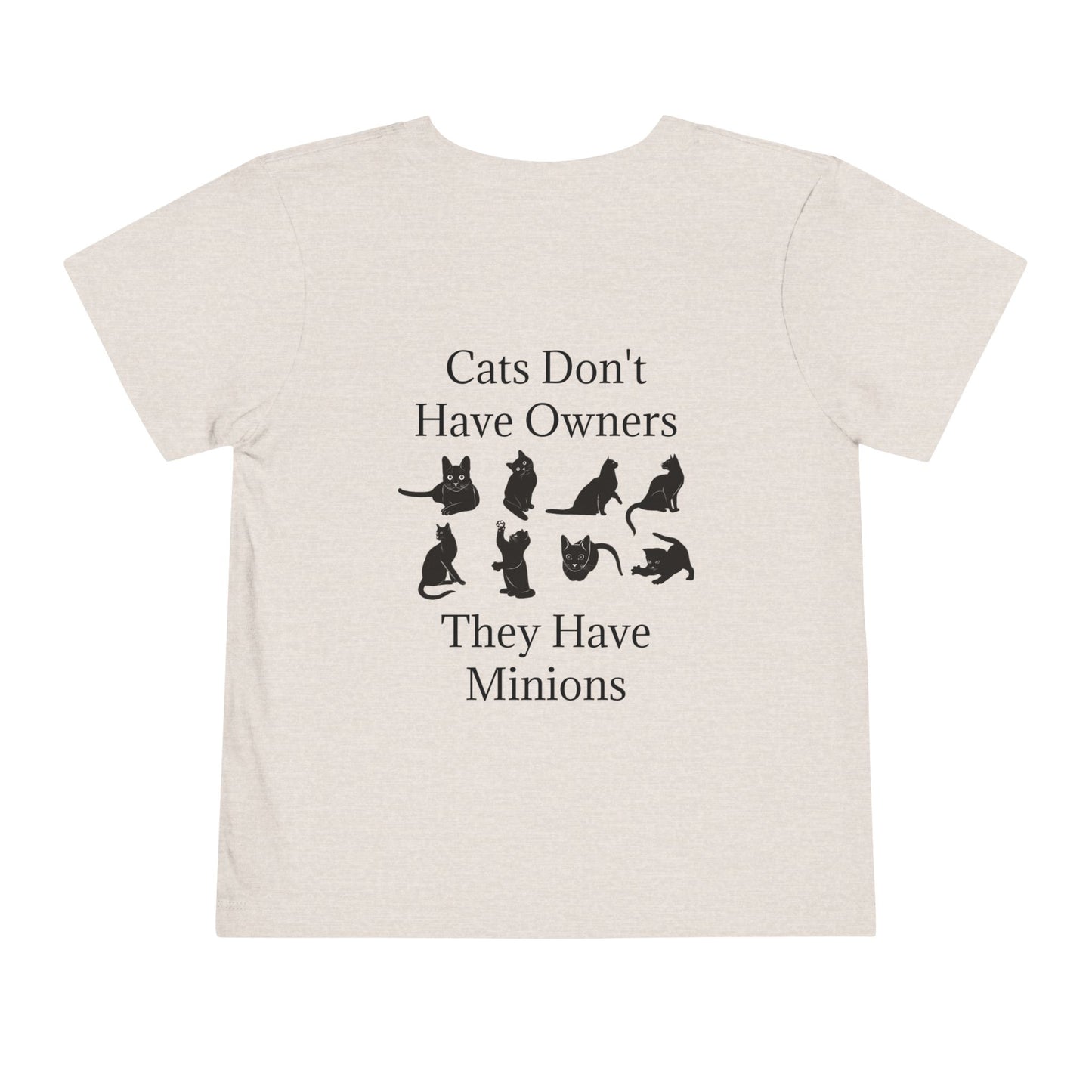 Cat Minions Toddler Unisex Short Sleeve Crewneck Tee