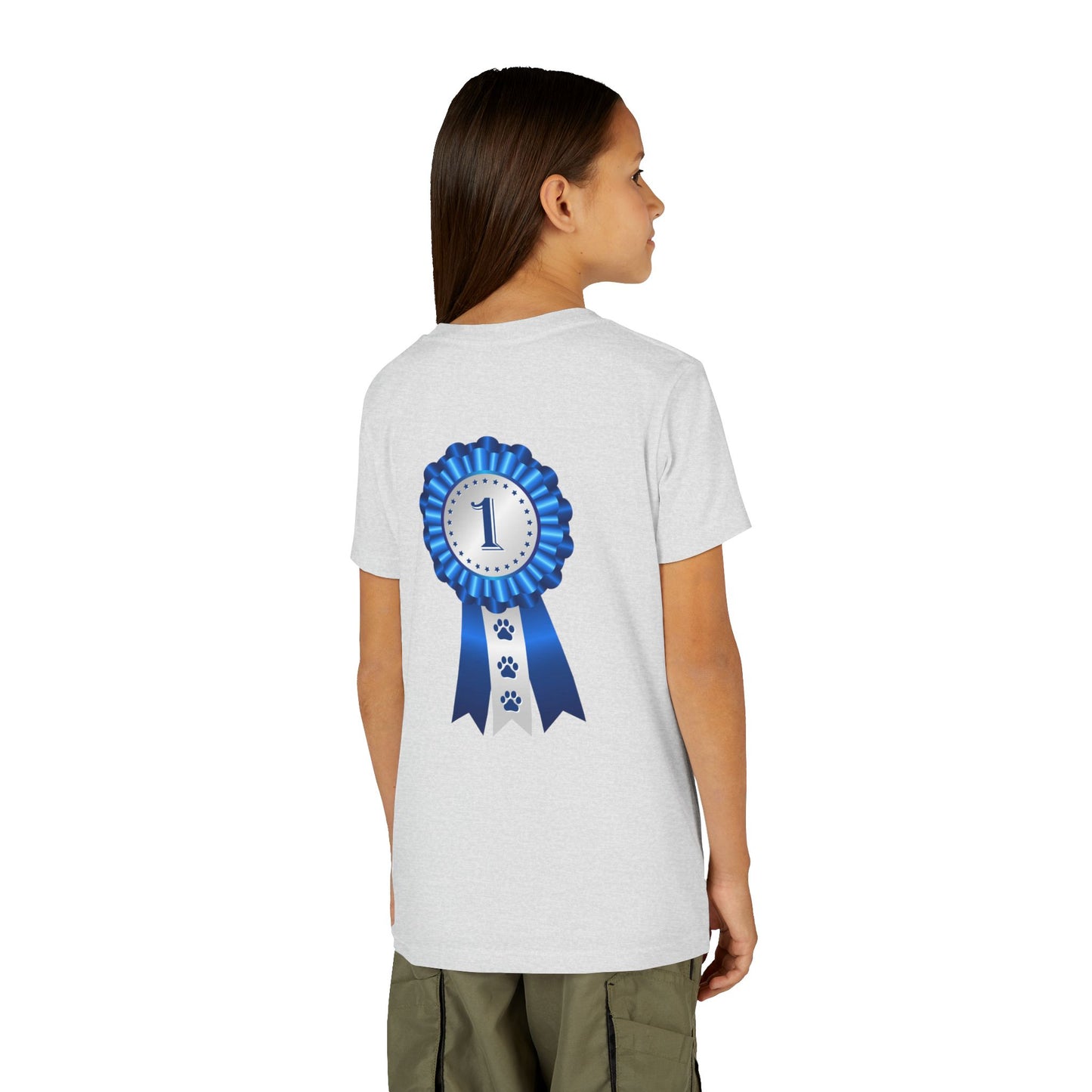 Show Ribbon Youth Unisex Short Sleeve Crewneck Tee