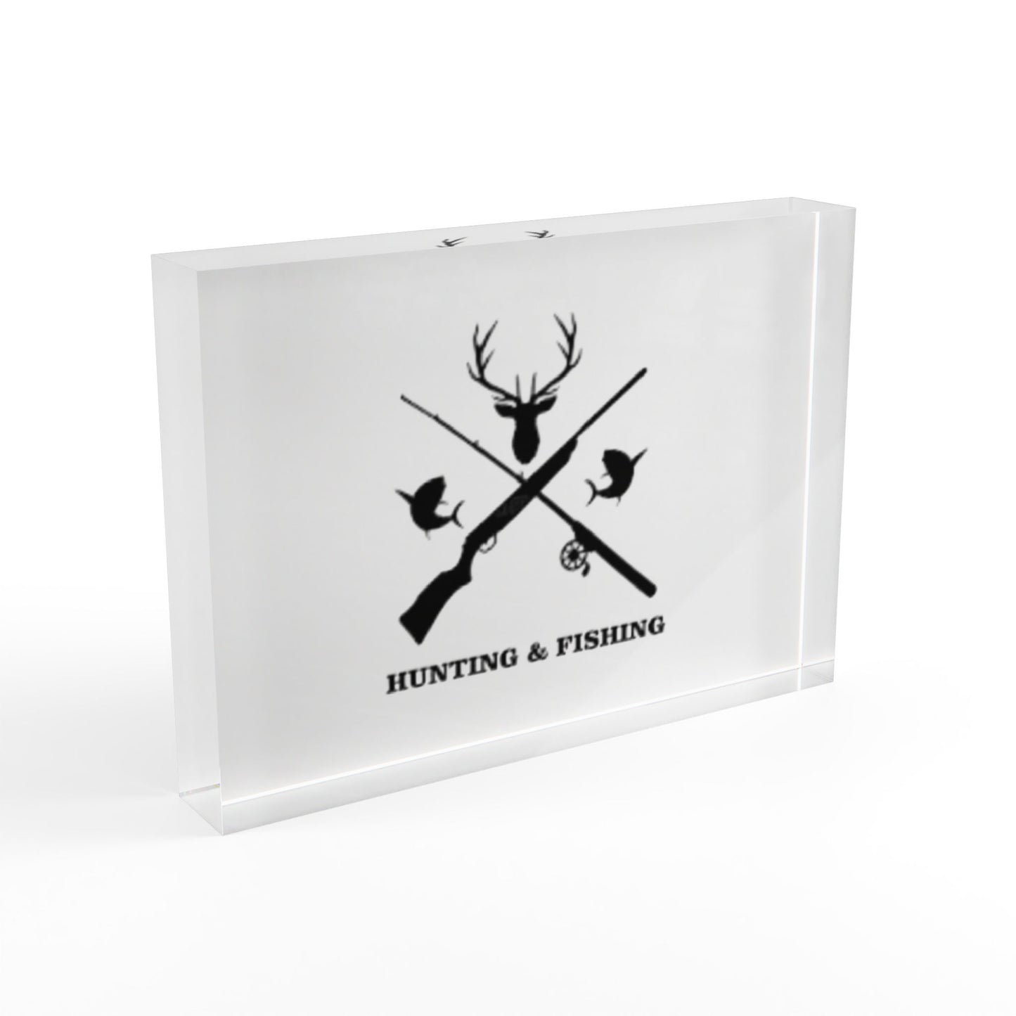 Hunting/Fishing Acrylic Photo Block
