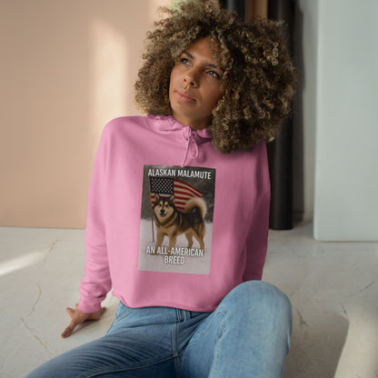 All-American Breed Women's Crop Hoodie