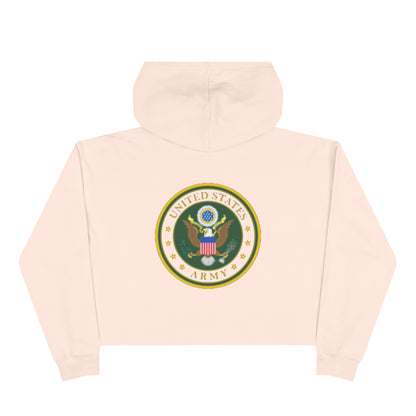 US Army Women's Crop Hoodie