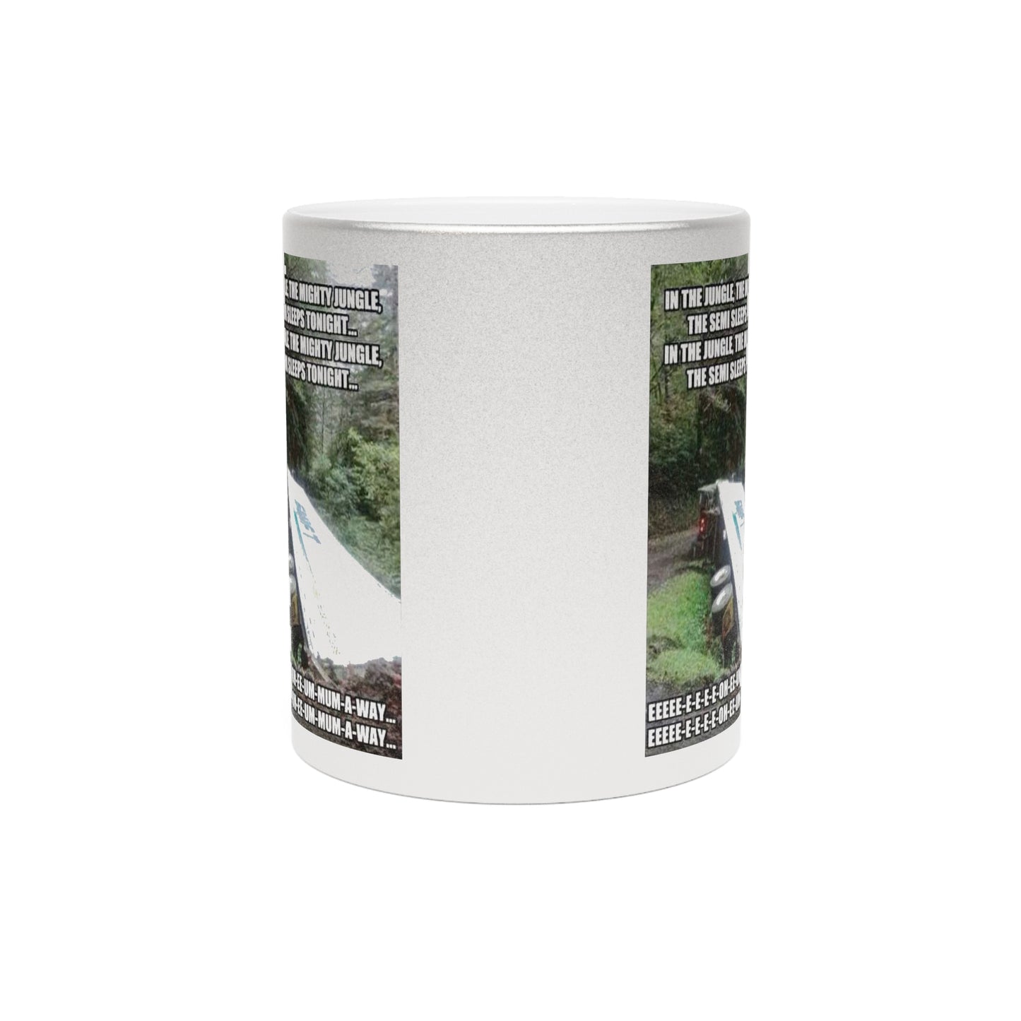 Semi Sleeps Metallic Coffee Mug