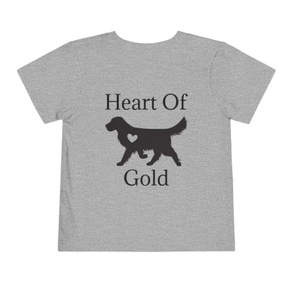 Heart Of Gold Toddler Unisex Short Sleeve Crewneck Tee