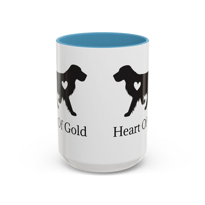 Heart Of Gold 2-Tone Coffee Mug