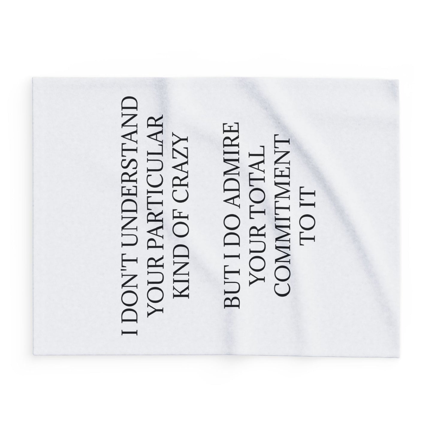 Kind Of Crazy Arctic Fleece Blanket