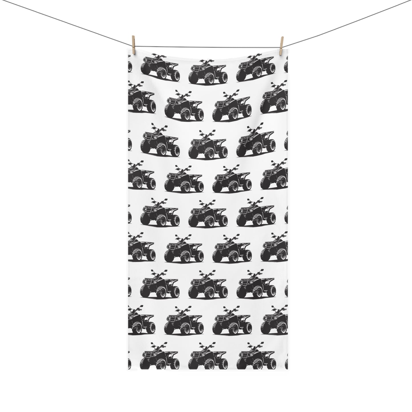 Off The Beaten Path Quad Mink-Cotton  Beach Towel