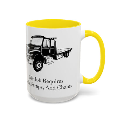 Beds, Straps, And Chains 2-Tone Coffee Mug