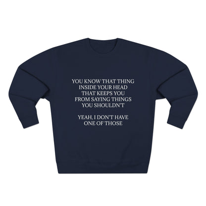 No Filter Unisex Crewneck Sweatshirt