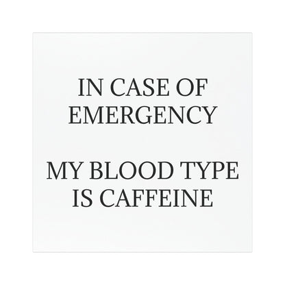 Blood Type Indoor/Outdoor Magnet