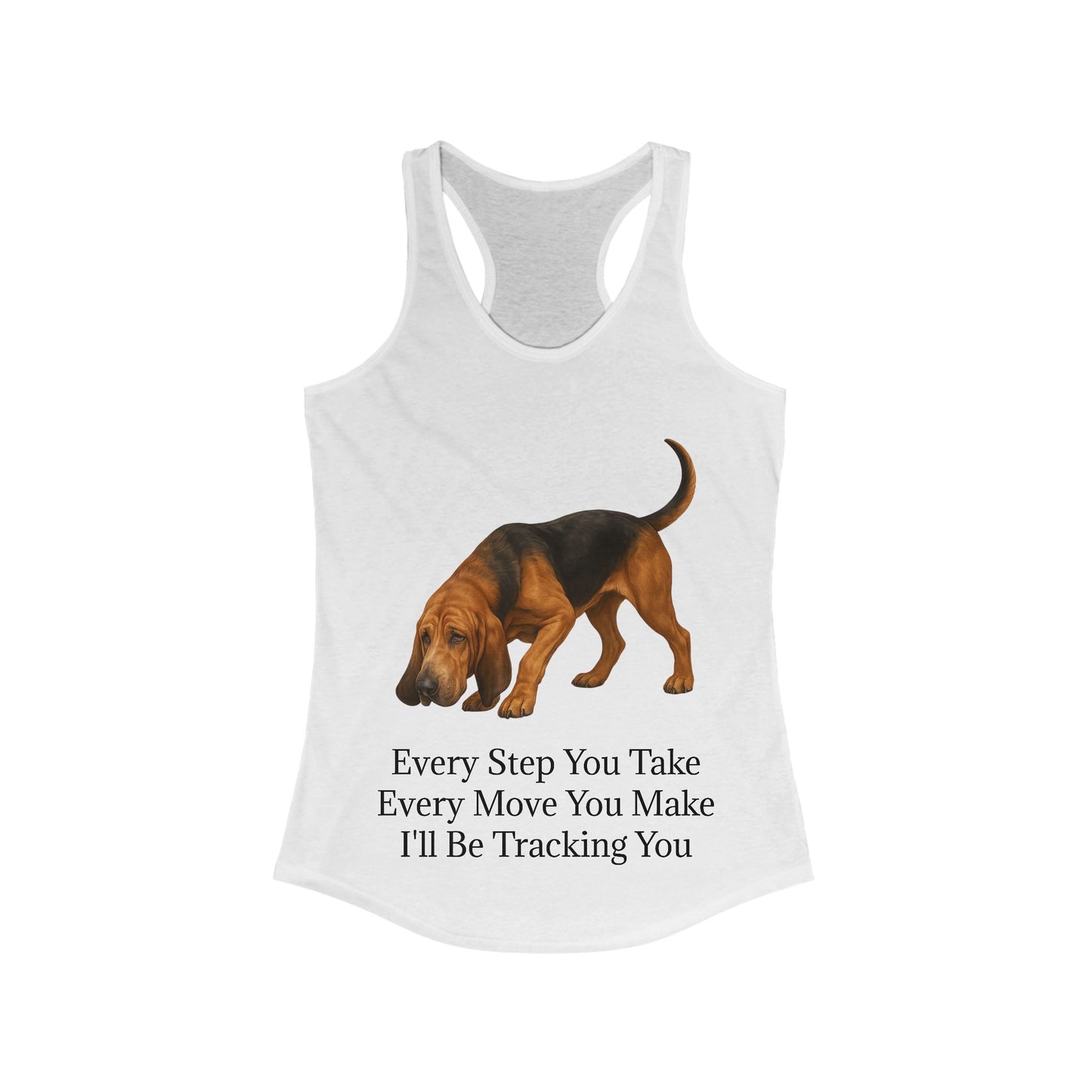 Tracking You Women's Racerback Tank