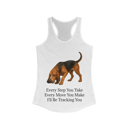 Tracking You Women's Racerback Tank