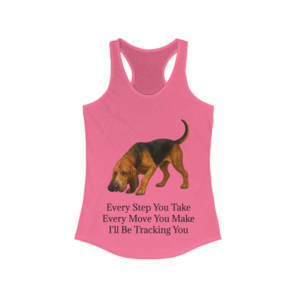 Tracking You Women's Racerback Tank