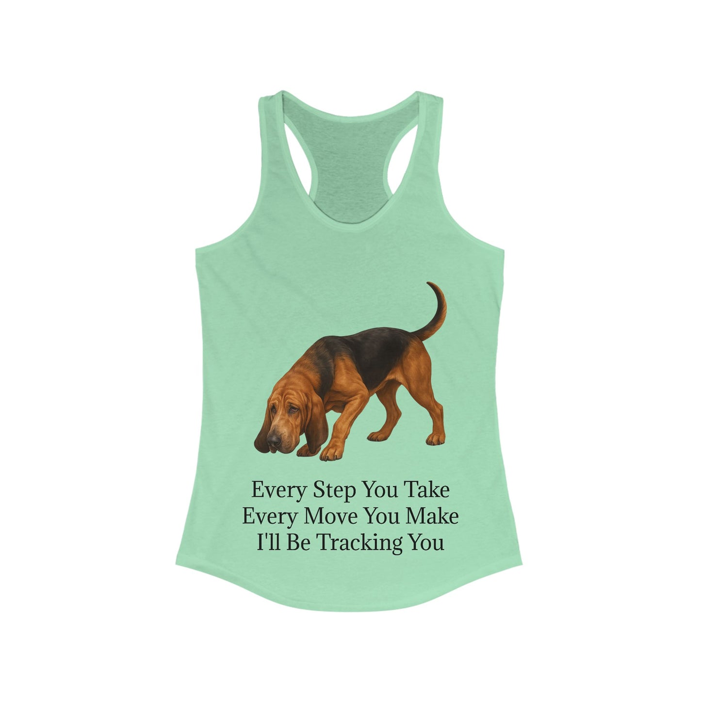 Tracking You Women's Racerback Tank