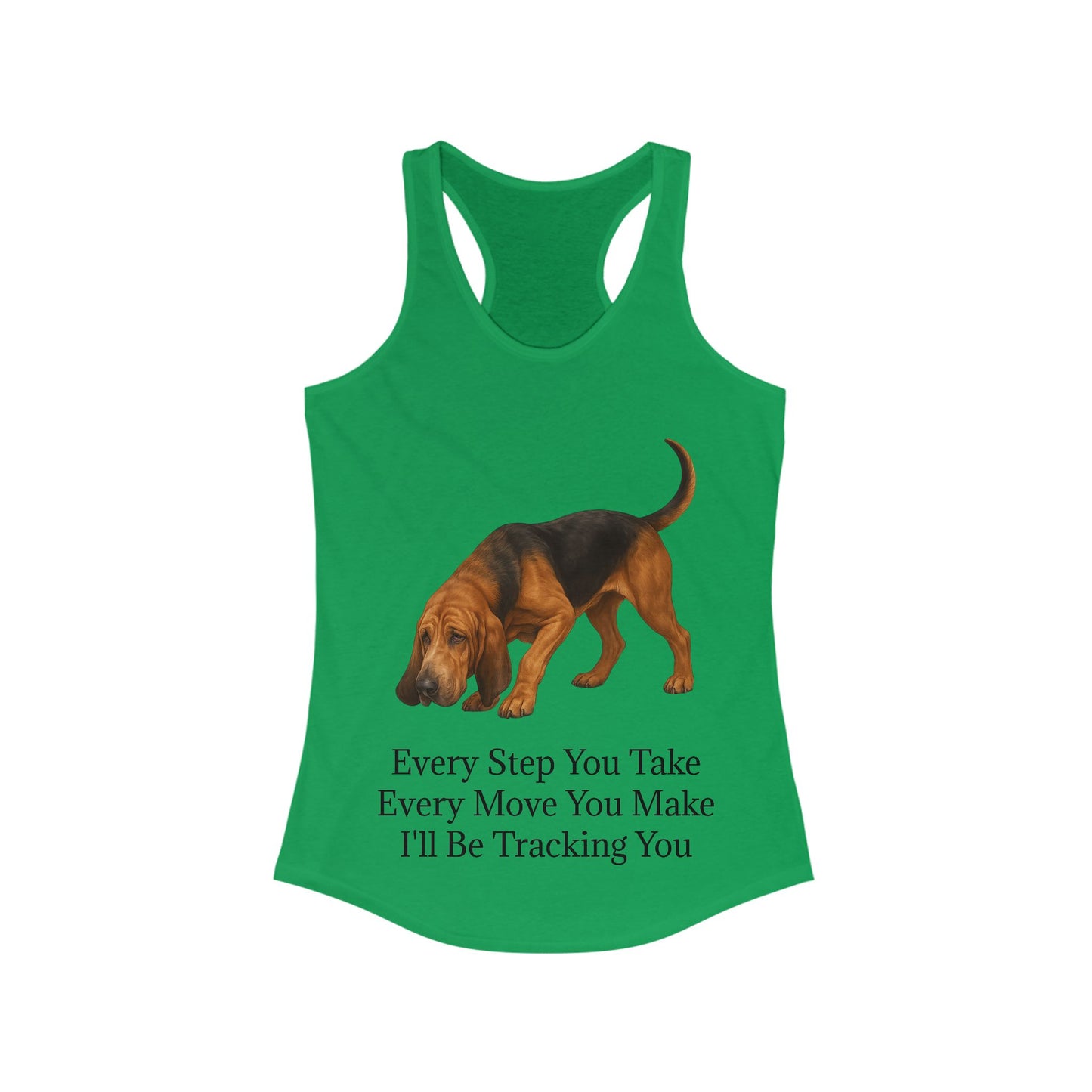 Tracking You Women's Racerback Tank