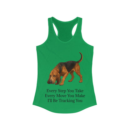 Tracking You Women's Racerback Tank