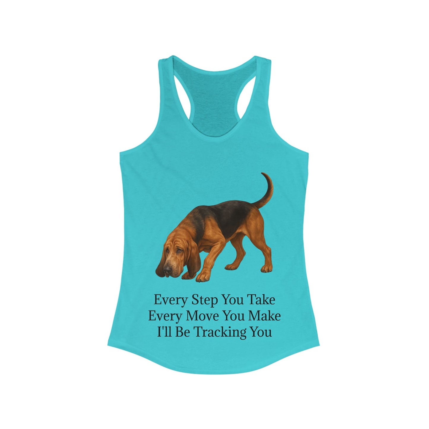Tracking You Women's Racerback Tank