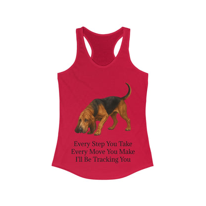Tracking You Women's Racerback Tank
