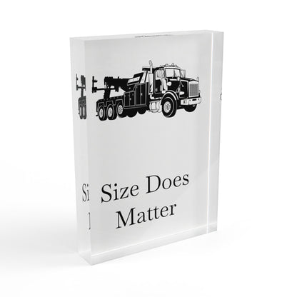 Size Does Matter Acrylic Photo Block