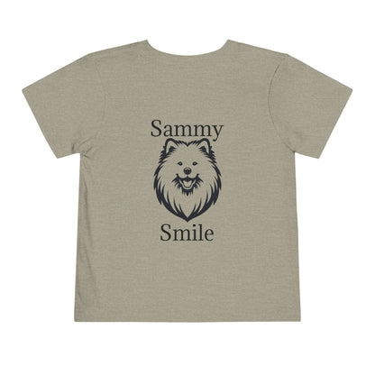 Sammy Smile Toddler Unisex Short Sleeve Crewneck Tee