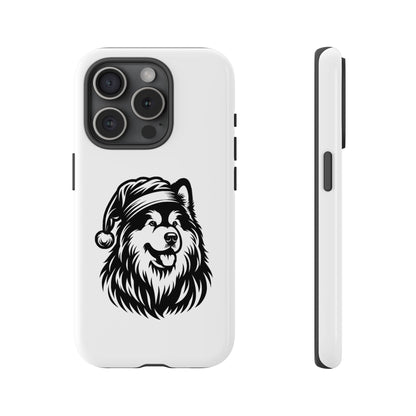 Santa Paws Malamute iPhone Case