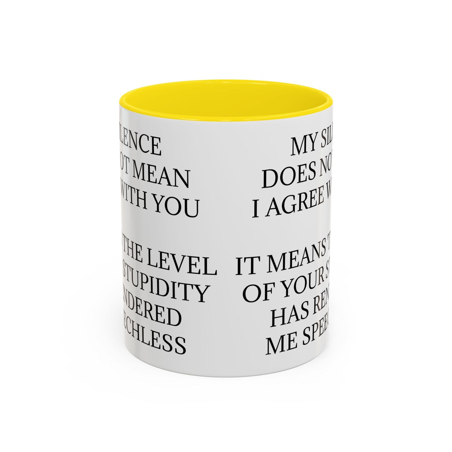 Speechless 2-Tone Coffee Mug