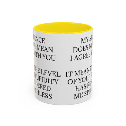 Speechless 2-Tone Coffee Mug