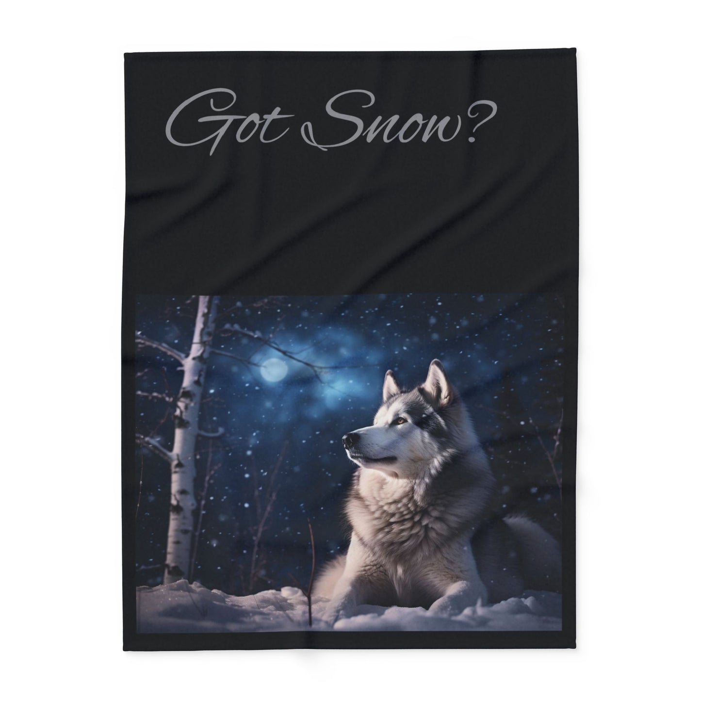 Got Snow? Arctic Fleece Blanket