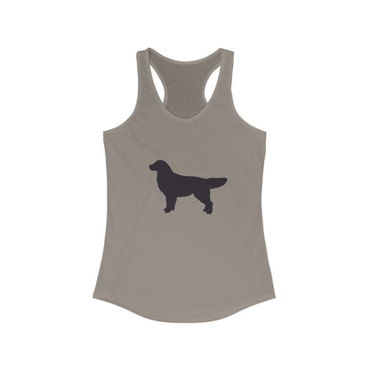Golden Silhouette Women's Racerback Tank