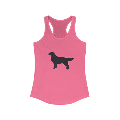 Golden Silhouette Women's Racerback Tank