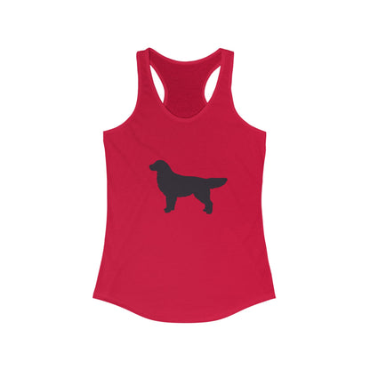 Golden Silhouette Women's Racerback Tank