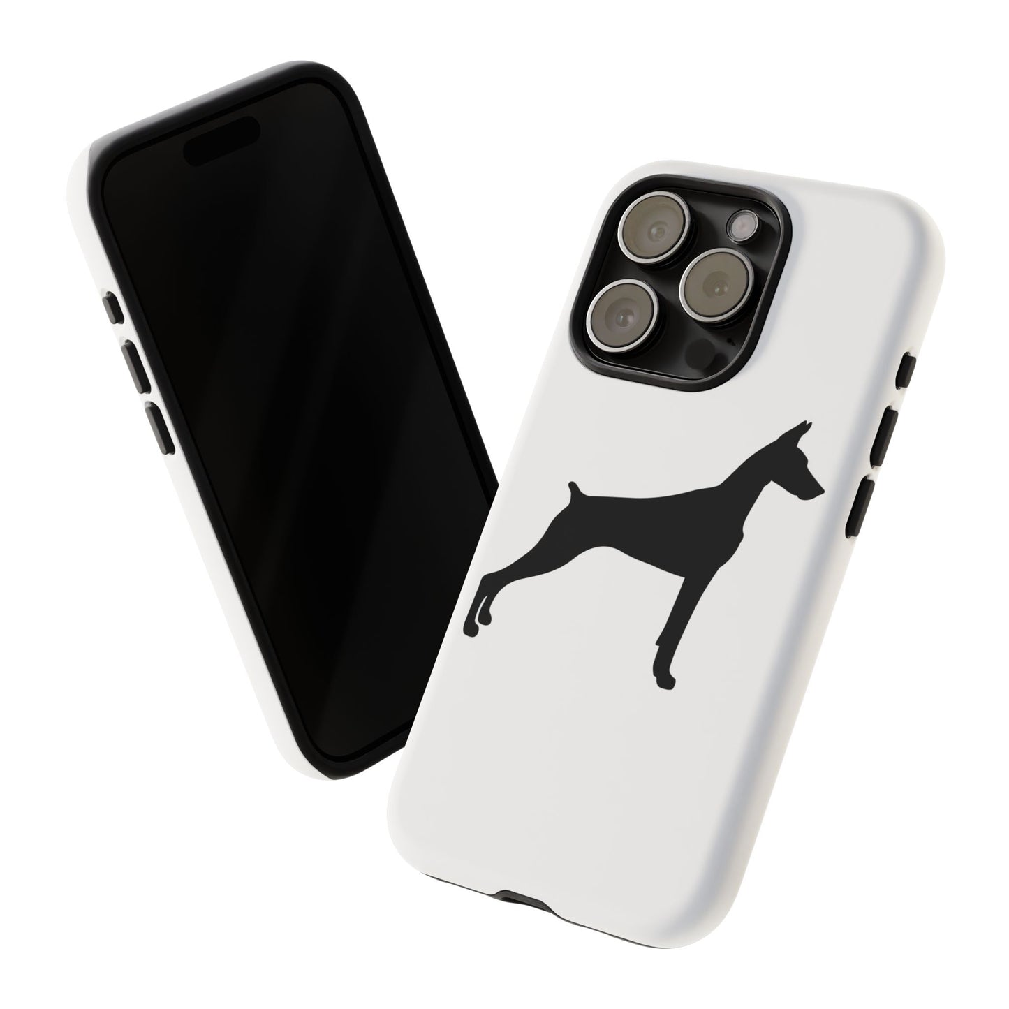 Doberman Silhouette iPhone Case