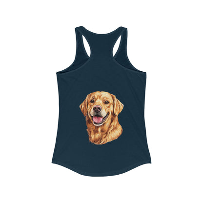 Golden Head Women's Racerback Tank
