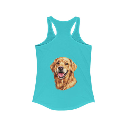 Golden Head Women's Racerback Tank