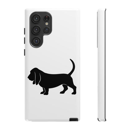 Basset Hound Silhouette Samsung Case