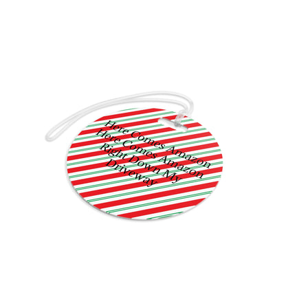 Here Comes Amazon Luggage Tag