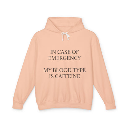 Blood Type Unisex Lightweight Hoodie