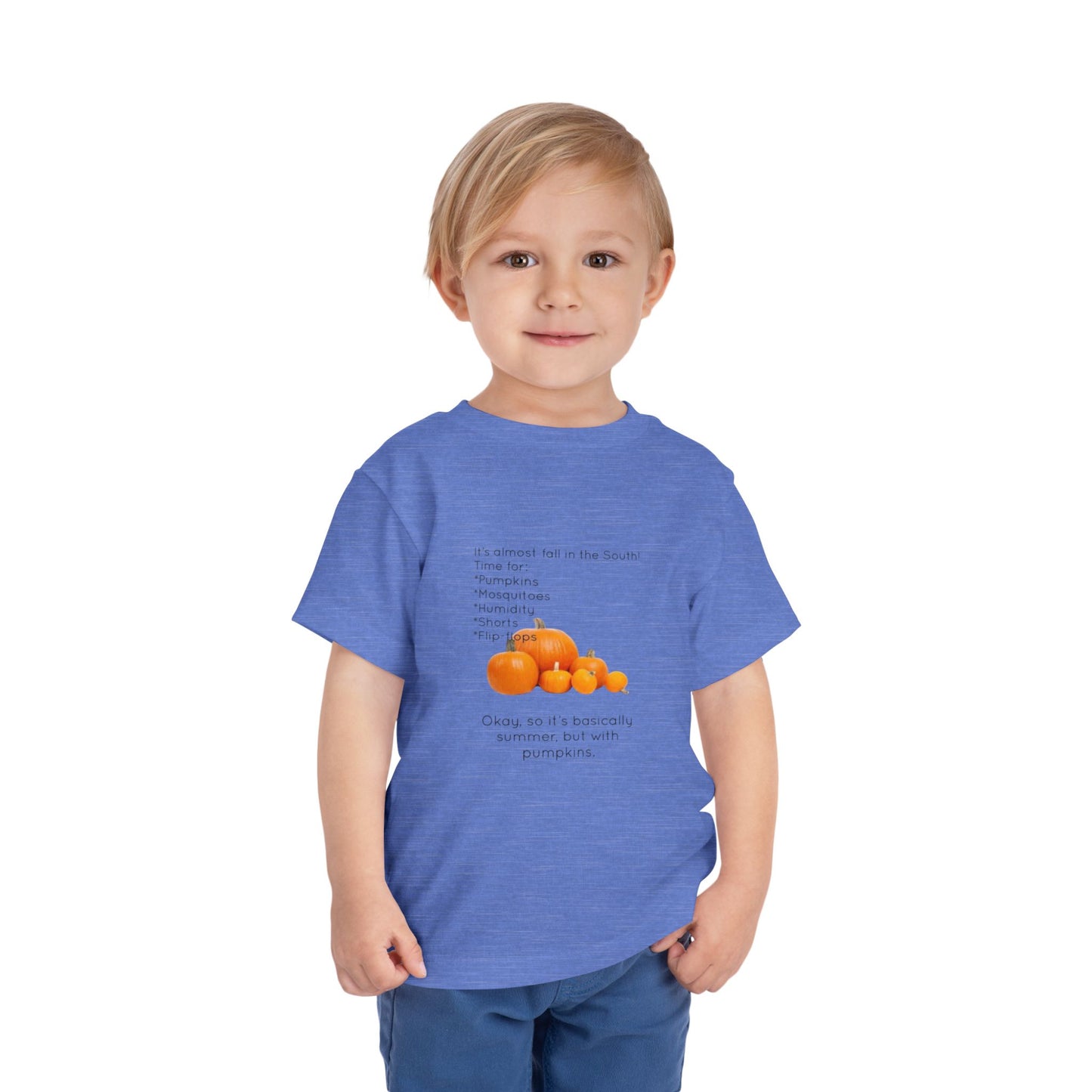 Fall In The South Toddler Unisex Short Sleeve Crewneck Tee