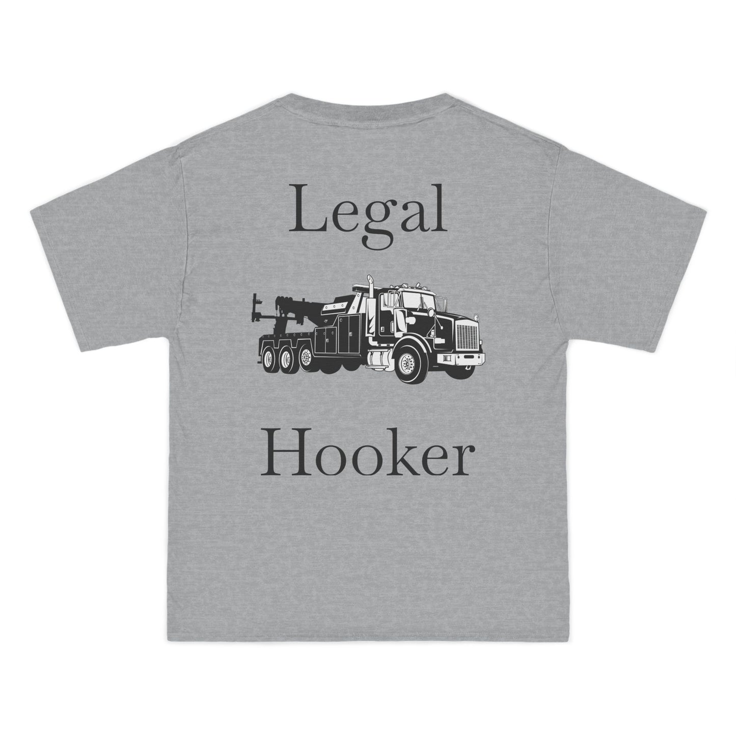 Legal H**ker Heavy Tow Truck Men's Short-Sleeve Crewneck Tee