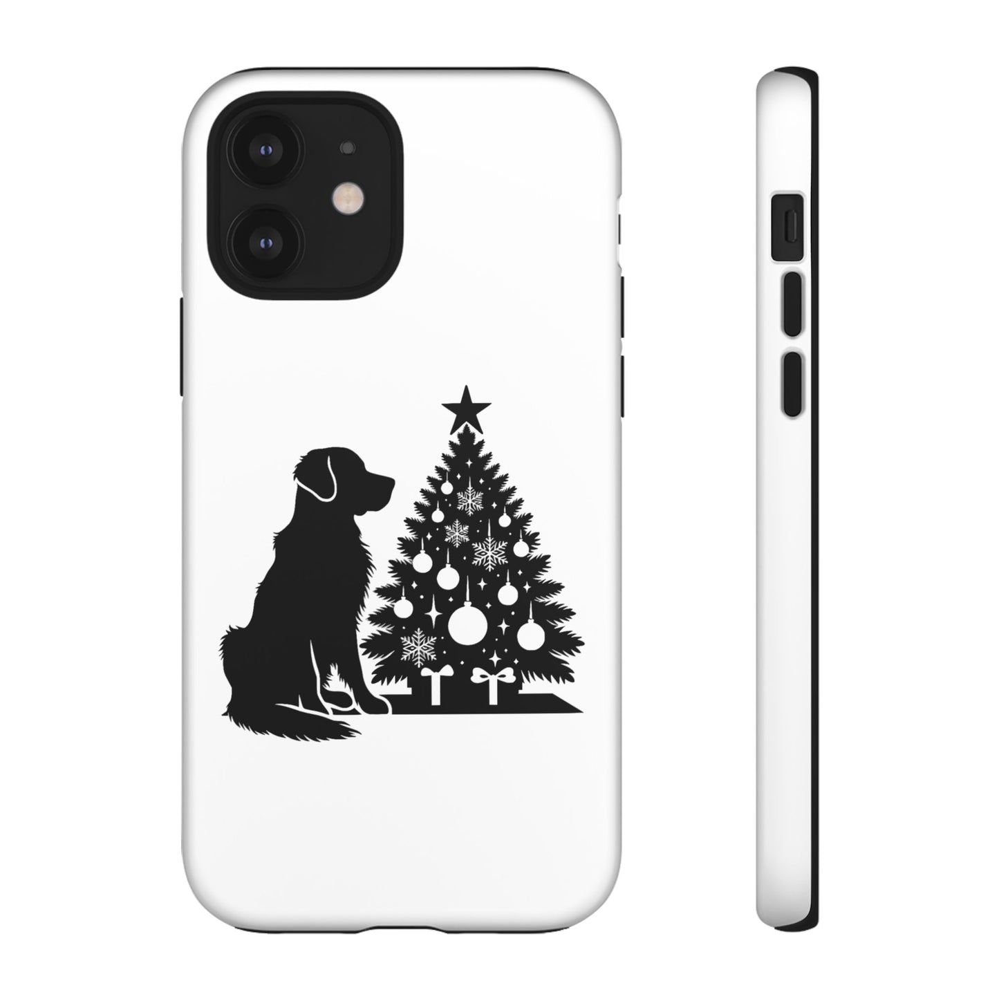 Golden Christmas Tree iPhone Case