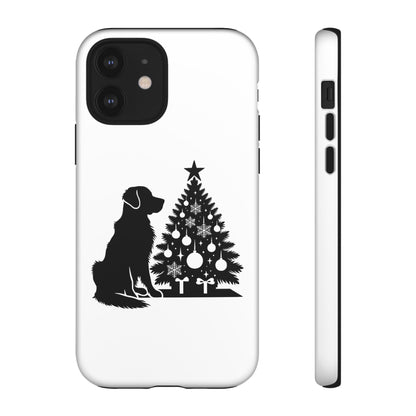 Golden Christmas Tree iPhone Case