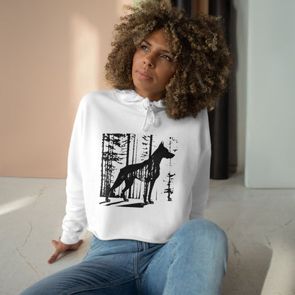 Guardian Of The Forest Women's Crop Hoodie