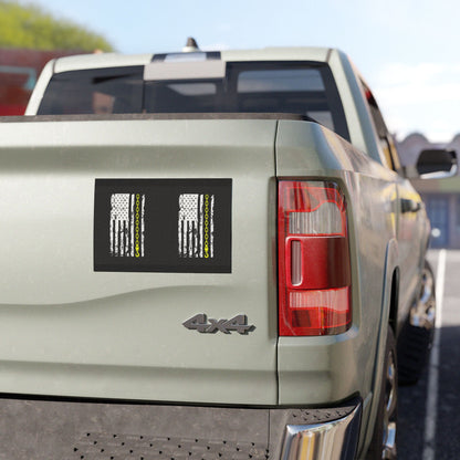 Thin Yellow Line Indoor/Outdoor Magnet