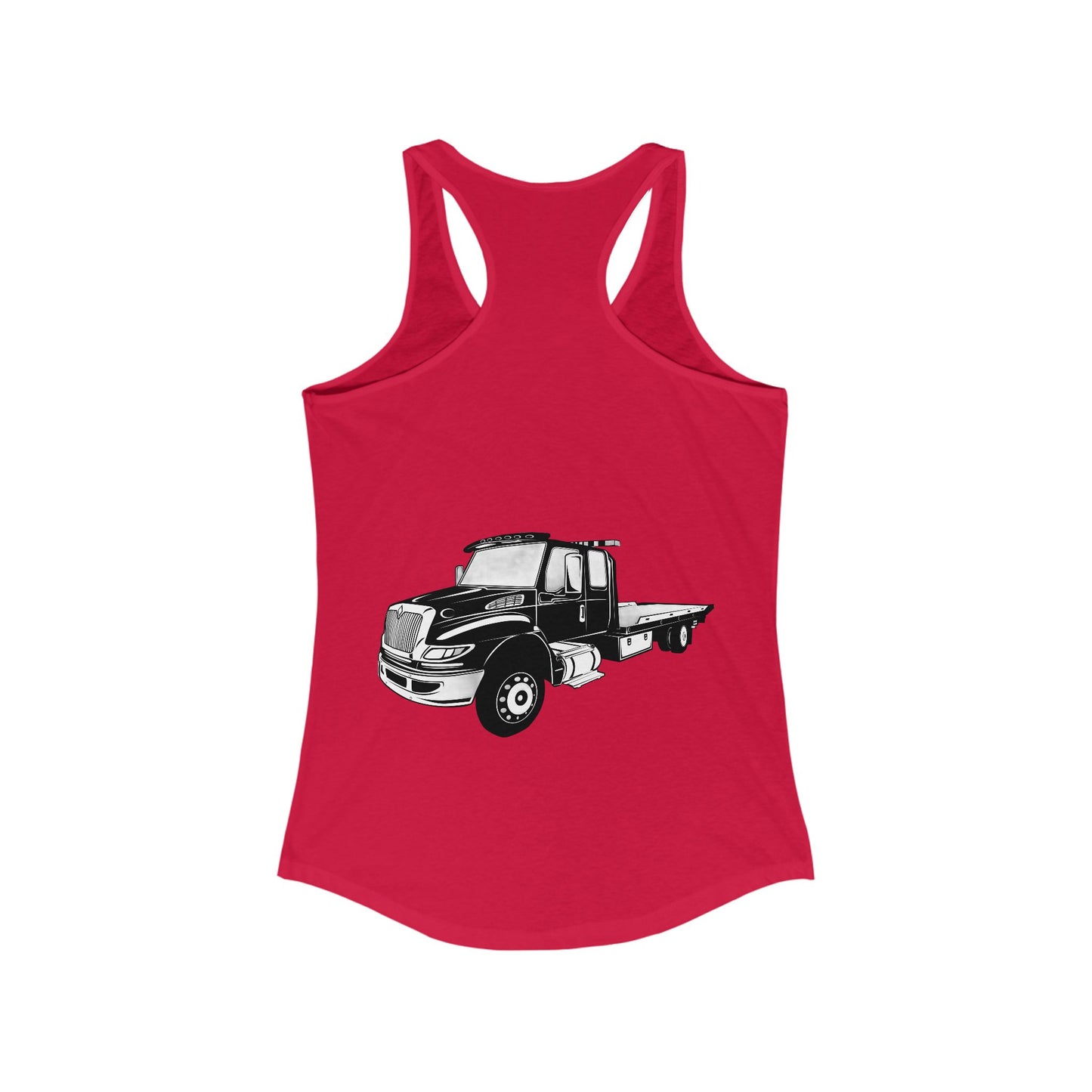Flatbed Tow Truck Women's Racerback Tank