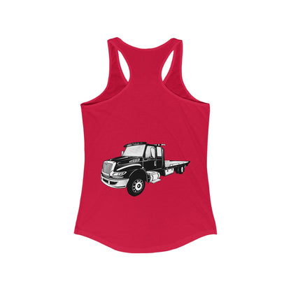 Flatbed Tow Truck Women's Racerback Tank