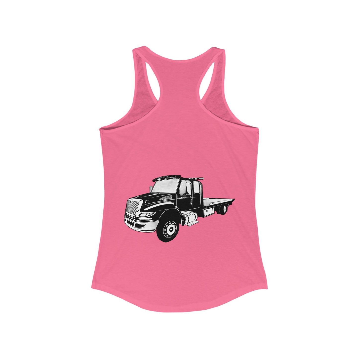 Flatbed Tow Truck Women's Racerback Tank