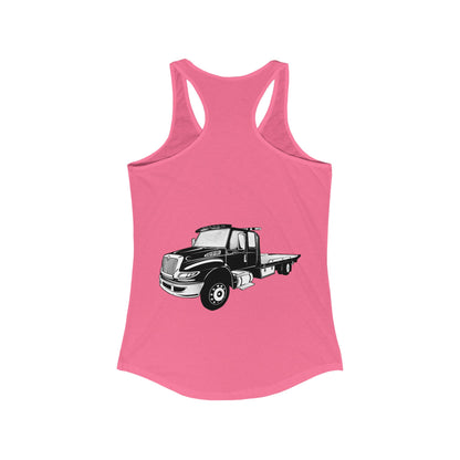 Flatbed Tow Truck Women's Racerback Tank
