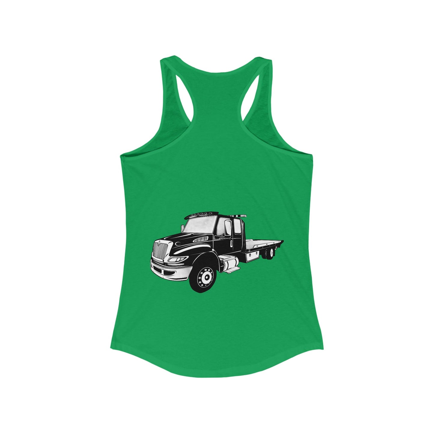 Flatbed Tow Truck Women's Racerback Tank