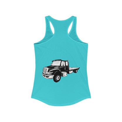 Flatbed Tow Truck Women's Racerback Tank